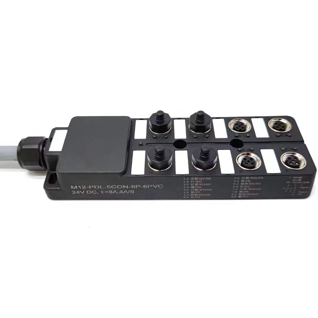 M12 Juntion box -8 ports- 5 pin