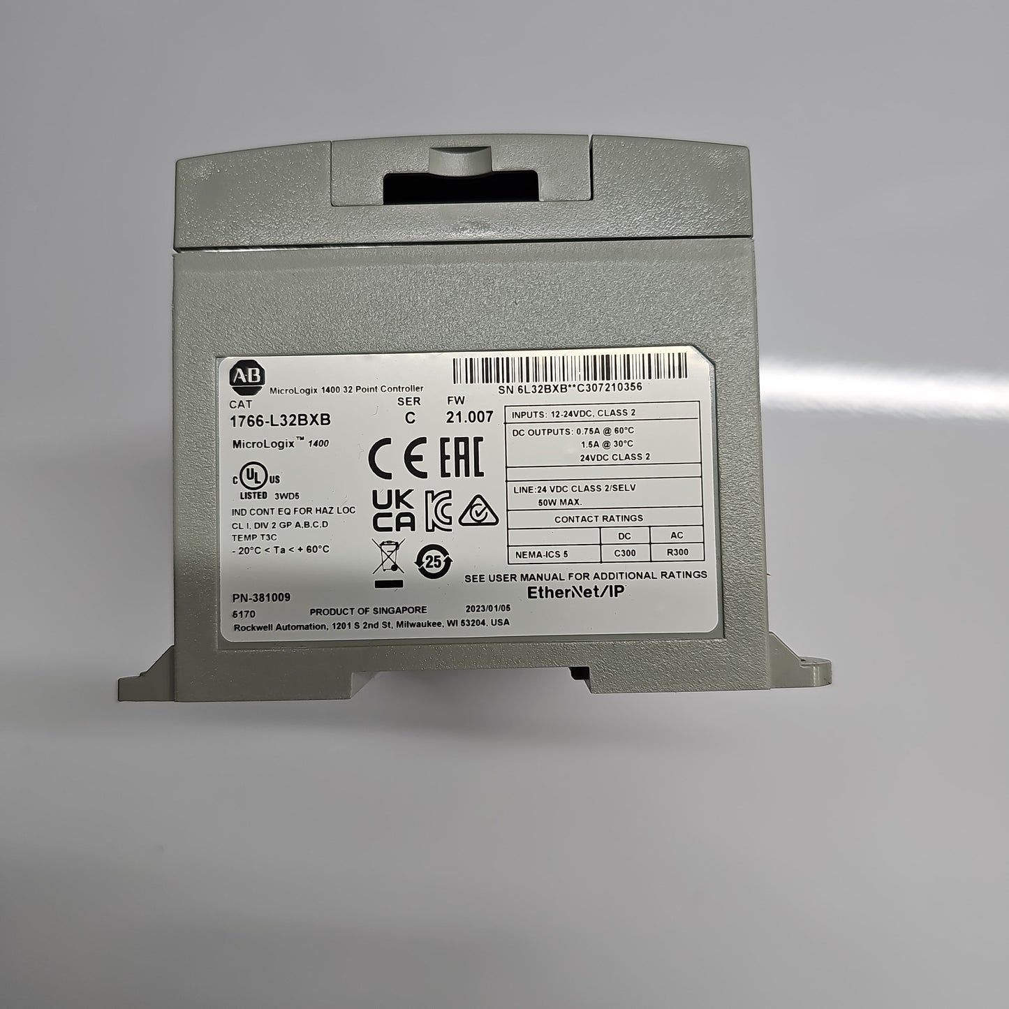 Allen Bradley Micrologix 1400 1766-L32BXB