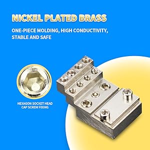 1P-125A-UKKa / 1 Pole DIN Rail or Direct mount Distribution Power/ 1000V AC/DC 125A/ Screw Terminal Block (Copy)