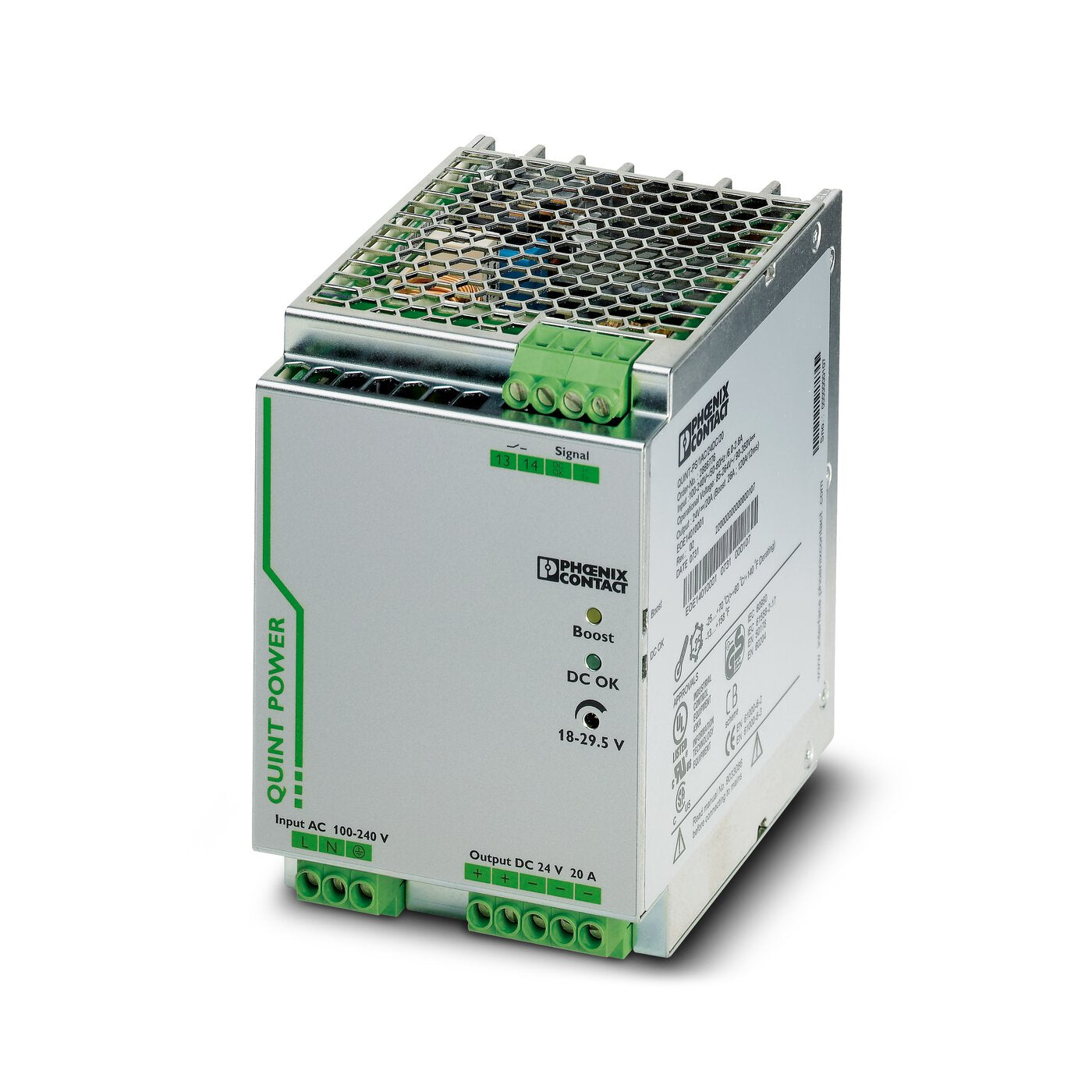 QUINT-PS/1AC/24DC/20 - Power supply unit 2866776