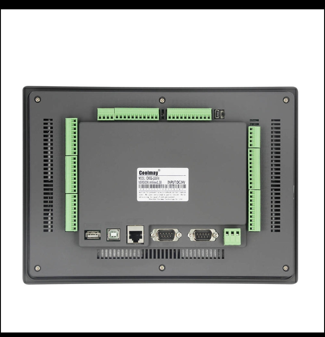 COOLMAY ALL IN ONE (PLC+HMI) MODEL # QM3G-70KFH-60MRT-4AD2DA-2J-A0-2AO-EXW
