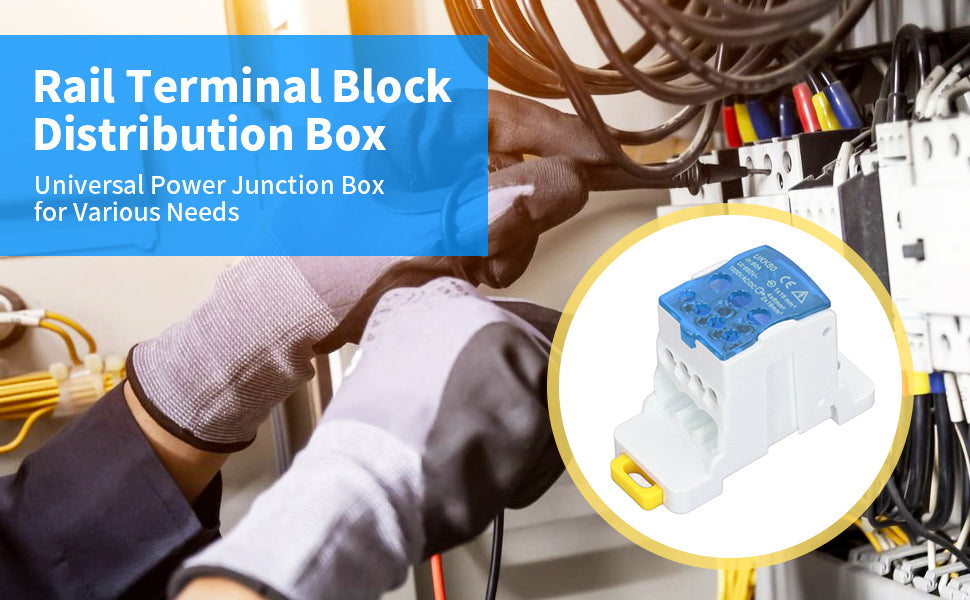 1P-125A-UKKa / 1 Pole DIN Rail or Direct mount Distribution Power/ 1000V AC/DC 125A/ Screw Terminal Block (Copy)
