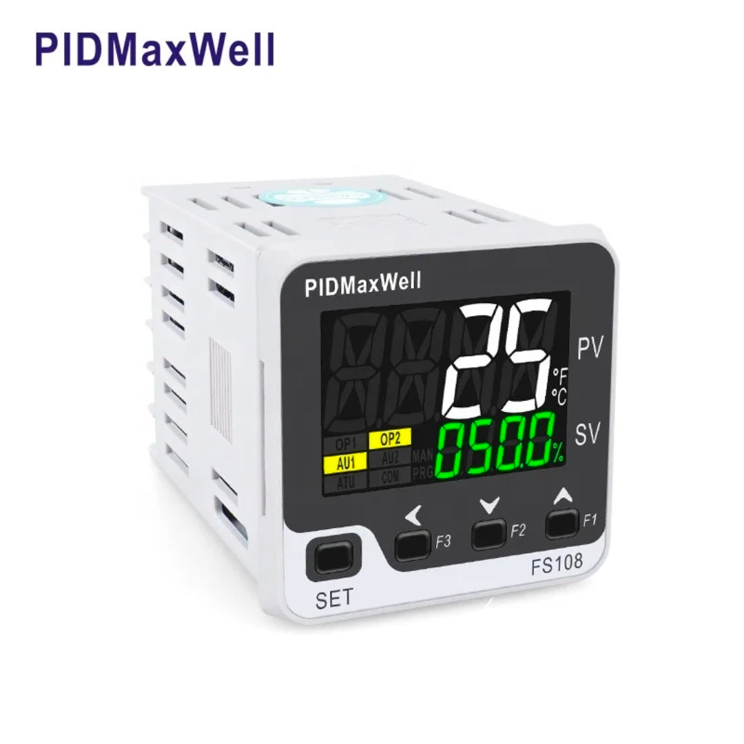PID MAXWELL FS108-820 Digital Temperature Controller | K-Type Thermocouple Input | Relay & SSR Output | 85-265VAC