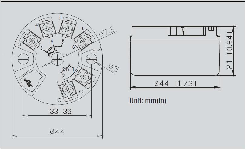 Maxwell TT‑210 Head‑Mount Smart Temperature Transmitter | Universal RTD & Thermocouple | 4–20mA Output