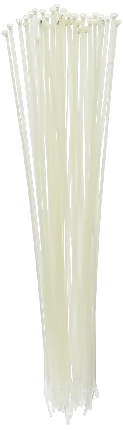 Stainless steel Locking device / Nylon Tie Straps  Natural Clear or Black Color Qty 100 pcs