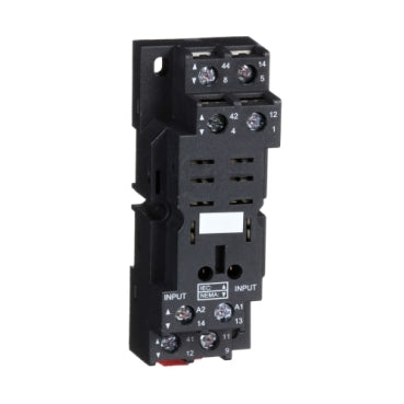 Schneider Harmony, plugin relay socket, mixed contact, 16 A, 250 V, screw clamp, for RPM2 relays