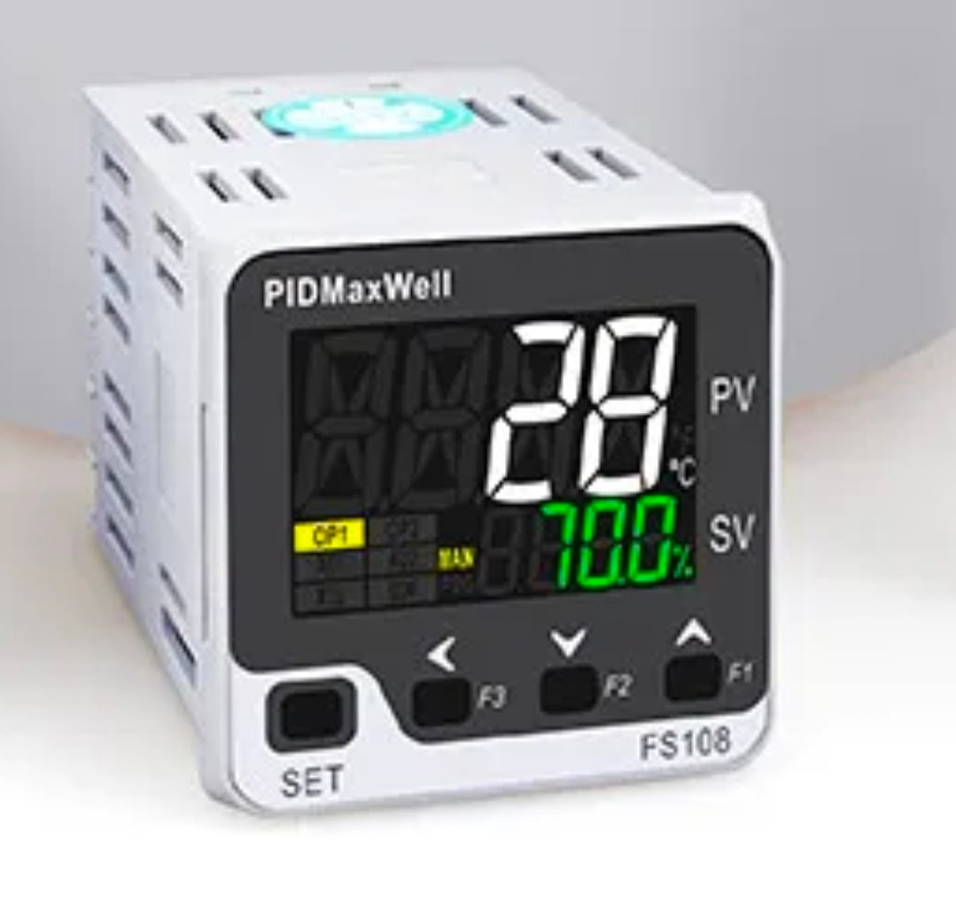 PID MAXWELL FS108-820 Digital Temperature Controller | K-Type Thermocouple Input | Relay & SSR Output | 85-265VAC