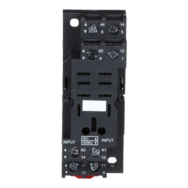 Schneider Harmony, plugin relay socket, mixed contact, 16 A, 250 V, screw clamp, for RPM2 relays
