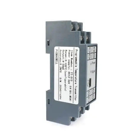 Maxwell TT‑515 DIN‑Rail Smart Temperature Transmitter | Universal RTD & Thermocouple | 4–20mA Output